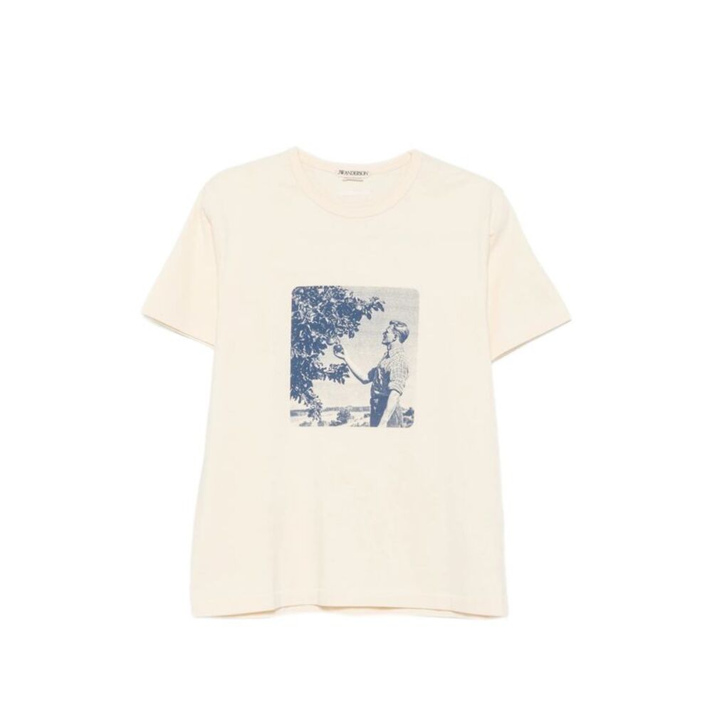 Jw Anderson Neutrals T-Shirts & Vests - T-Shirts Men